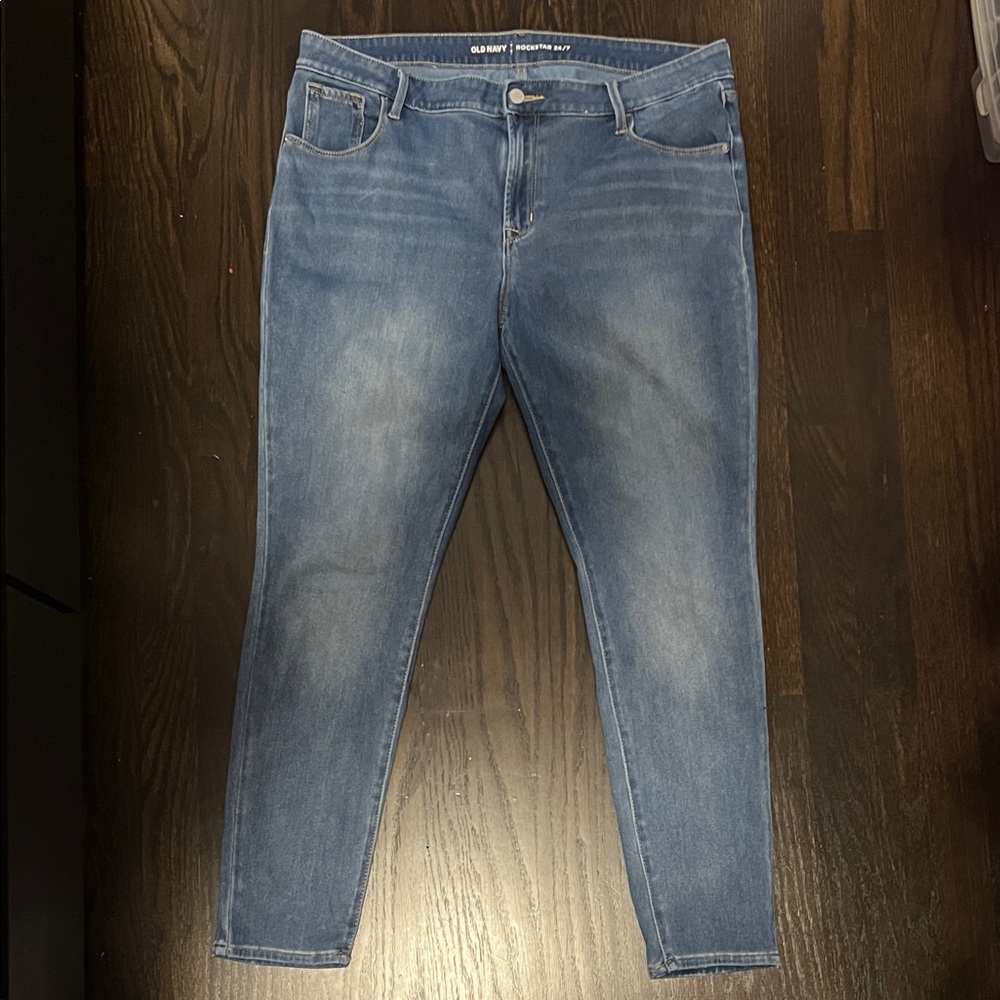 Old Navy Classic Blue ROCKSTAR 24/7 Jeans